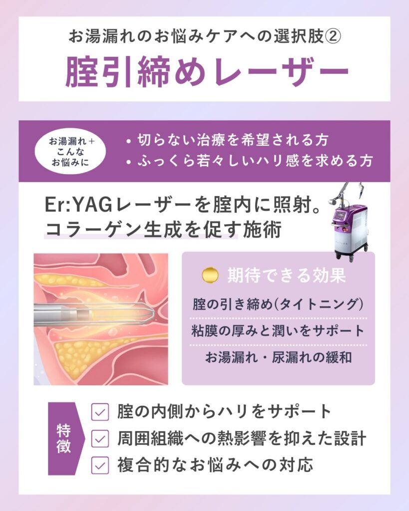 【膣がゆるいと感じたら】原因とセルフケア・施術法までわかりやすく解説｜熊本の婦人科でできるフェムケアとは
