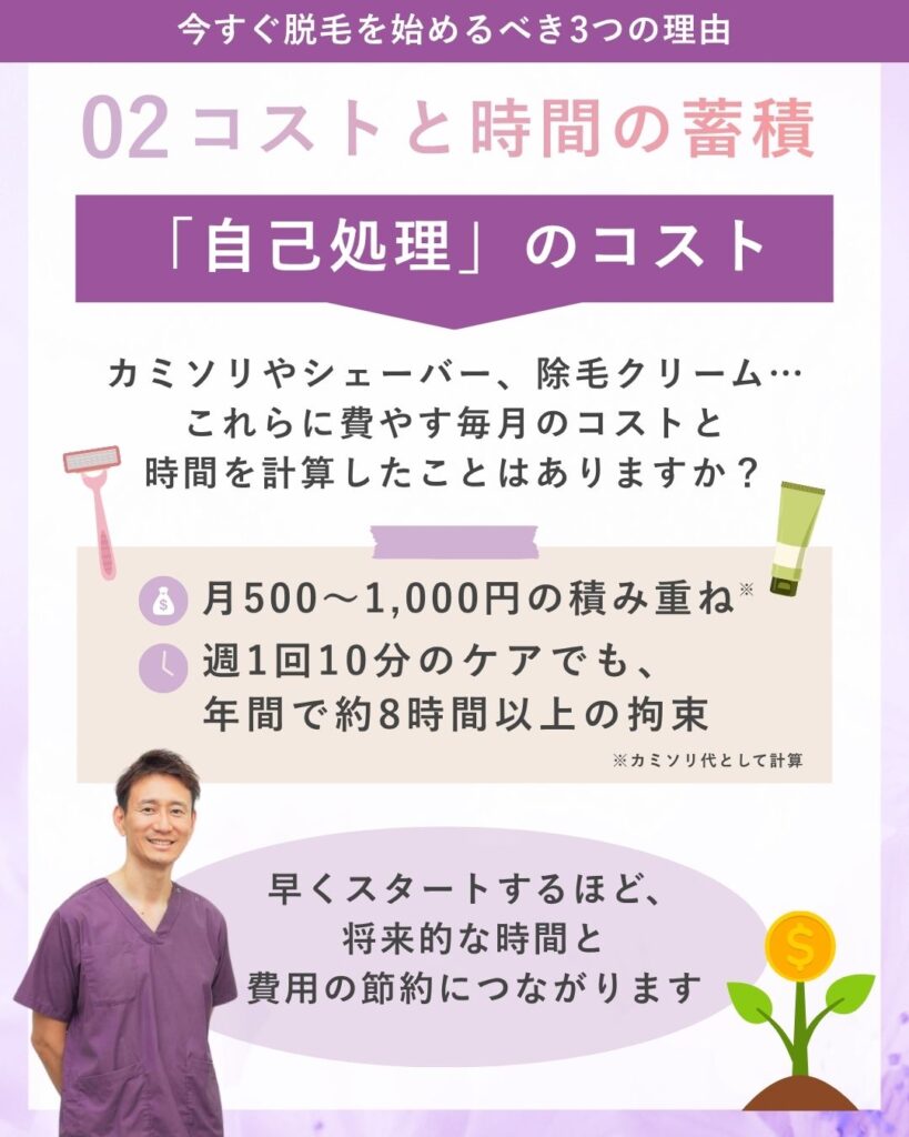みやはらレディースクリニックの医療脱毛のInstagram